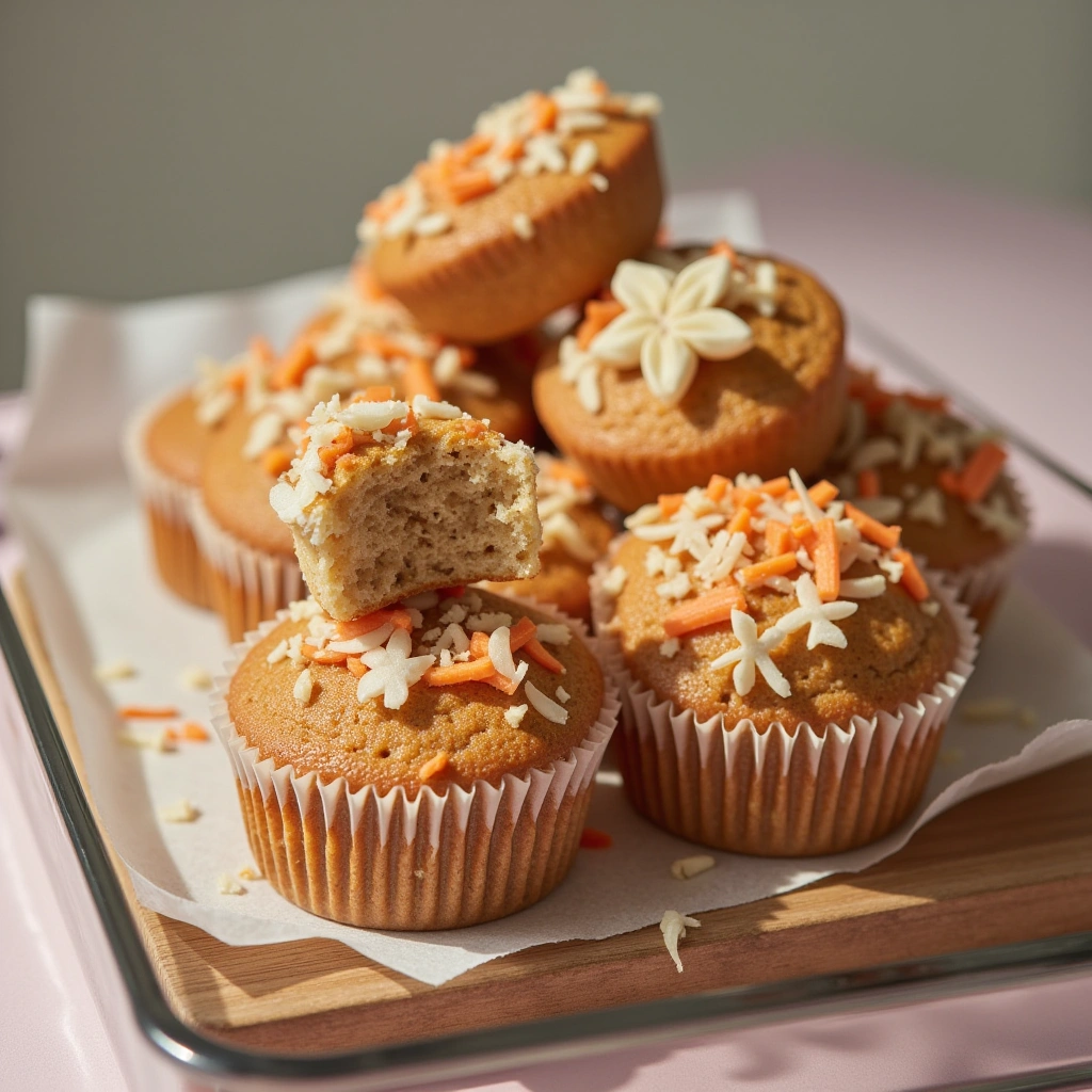 8. Coconut and Carrot Pupcakes