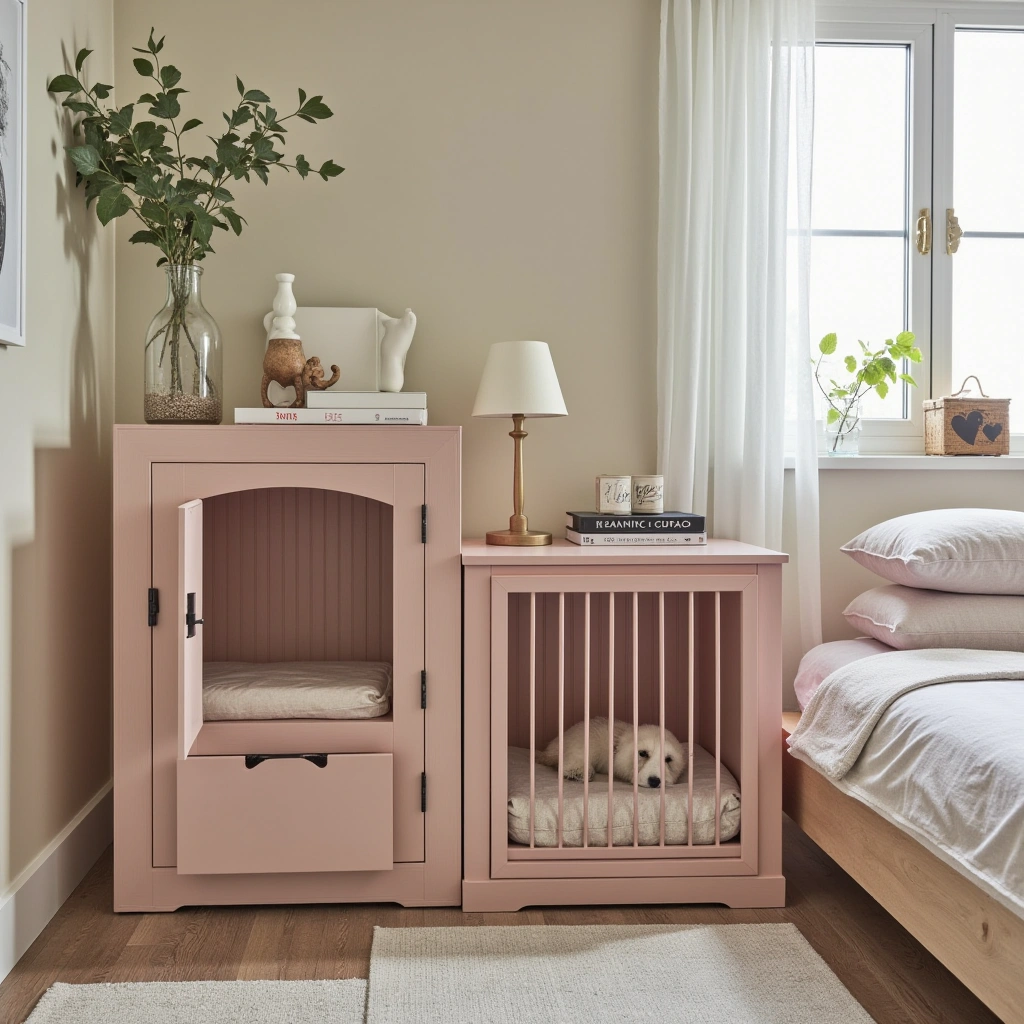 12. Small Dog Crate Furniture: Petite and Perfect