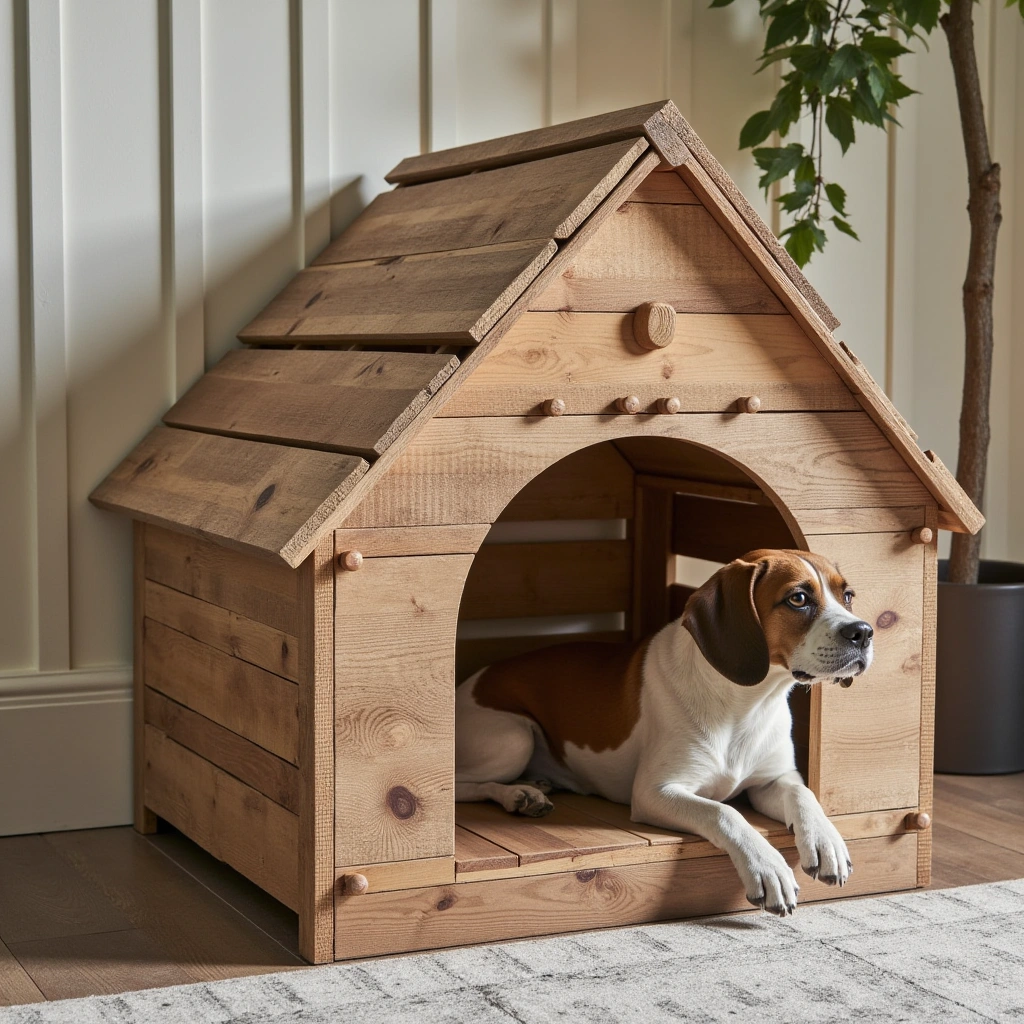 5. Upcycled Pallet Dog House: Eco-Friendly & Budget-Smart