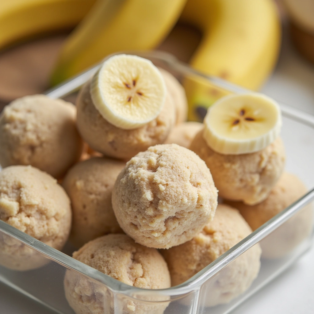 5. Frozen Yogurt and Banana Bites