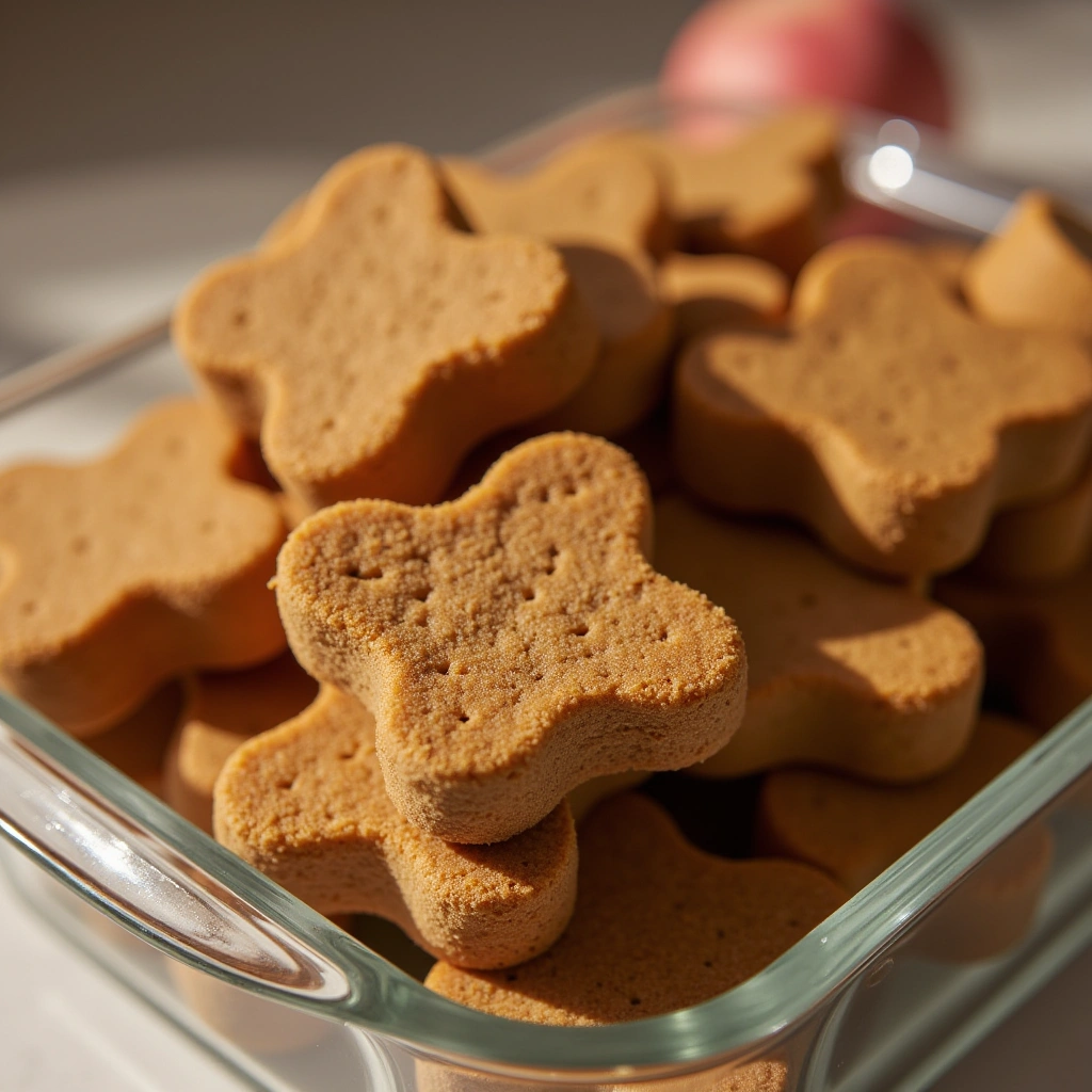 4. Pumpkin Apple Cinnamon Dog Cookies