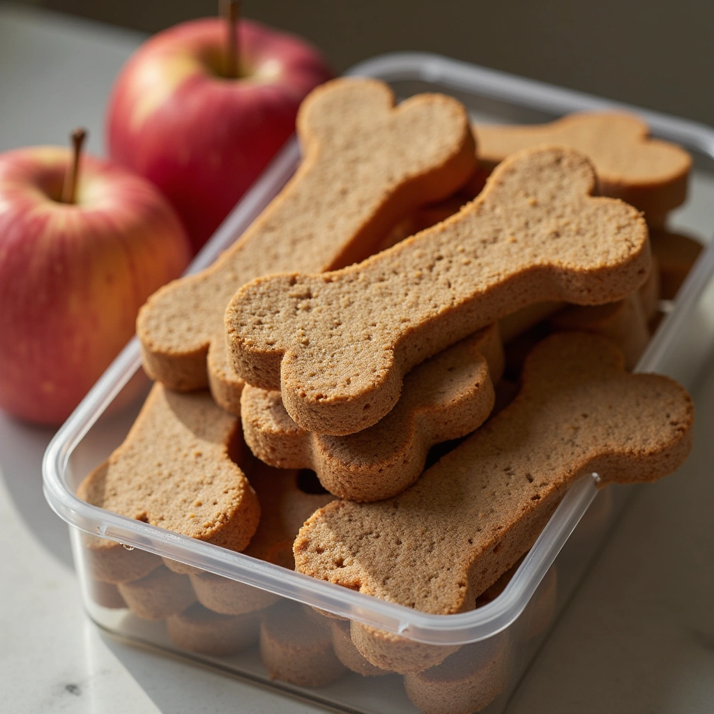 7. Holiday Apple Cinnamon Dog Treats