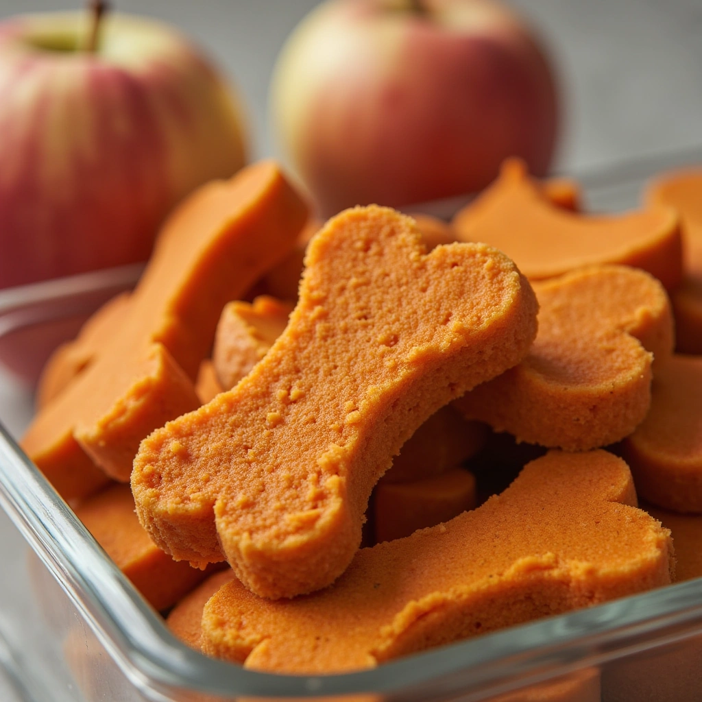 3. Sweet Potato and Apple Dog Treats