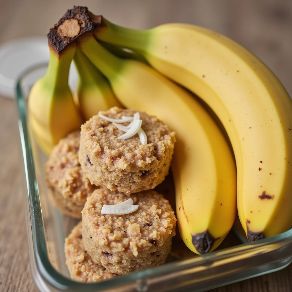 4. Banana and Coconut Easter Bites