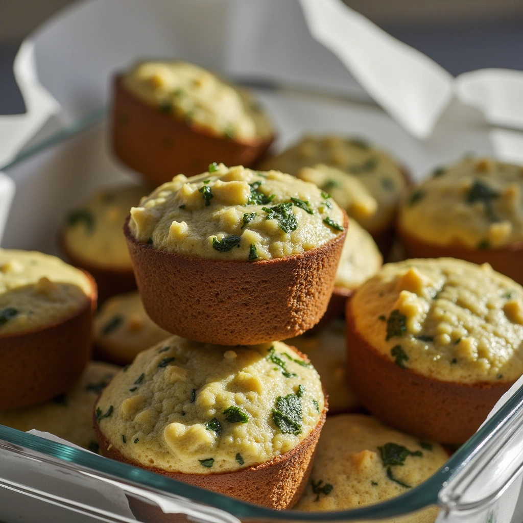 5. Spinach and Cheese Easter Muffins
