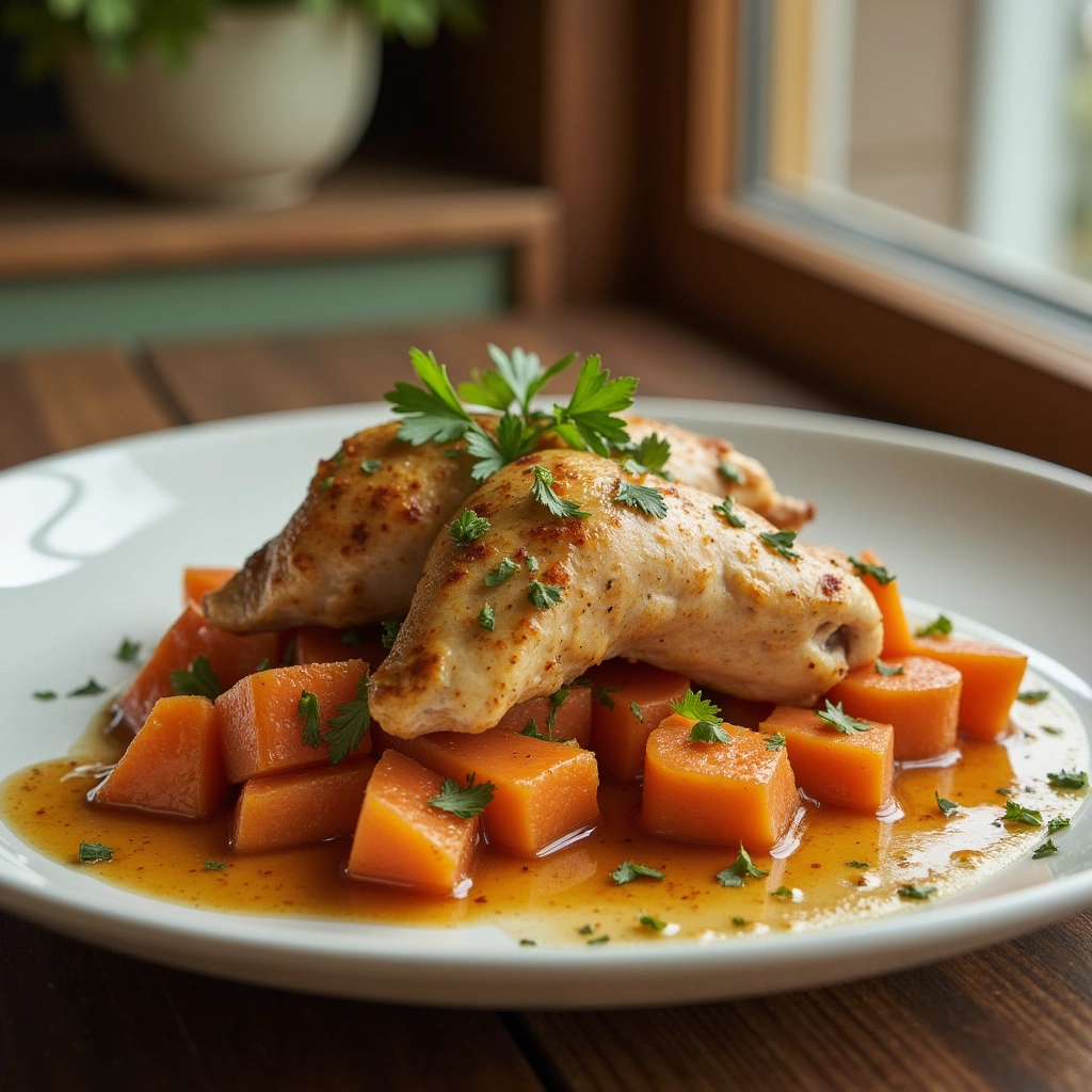 Slow Cooker Chicken and Sweet Potato Delight