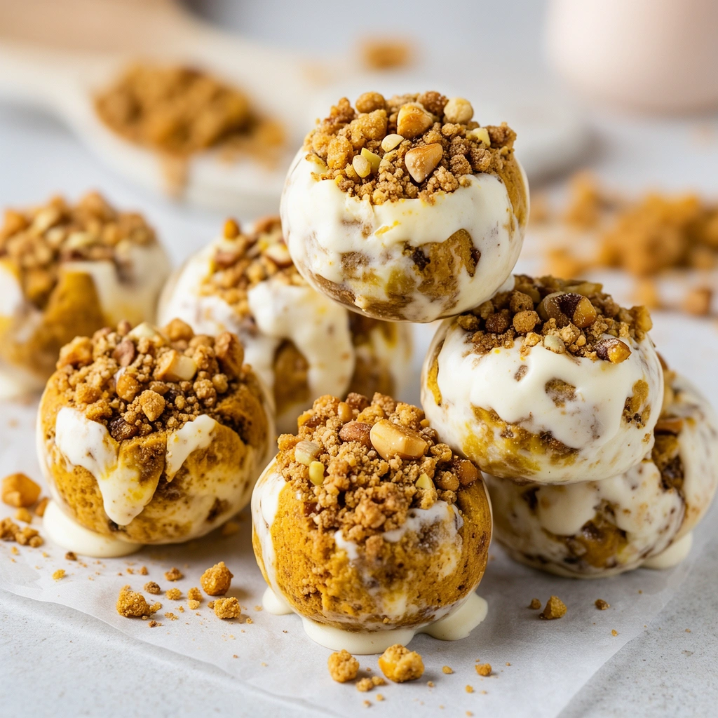 Pumpkin and Yogurt Frozen Bites