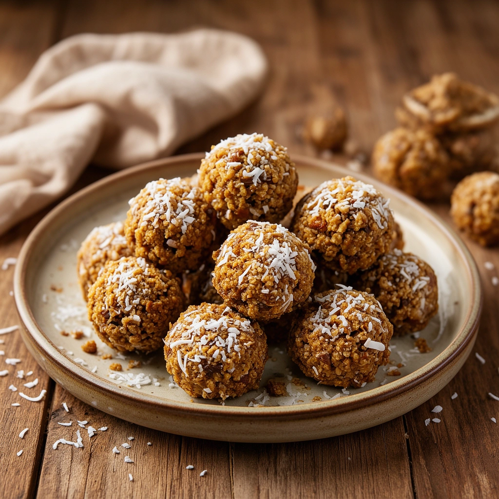 4. Coconut & Pumpkin No-Bake Bites