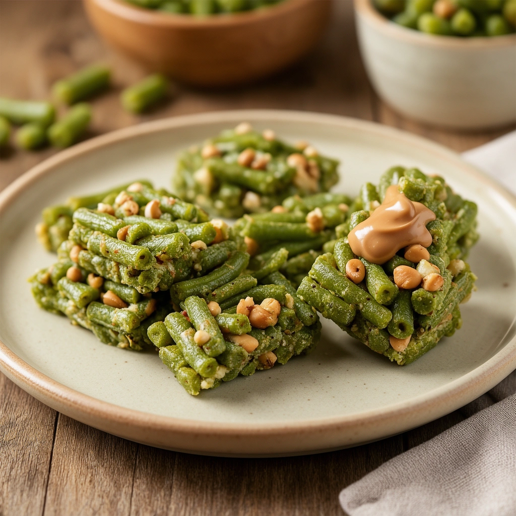 2. Green Bean and Peanut Butter Bites