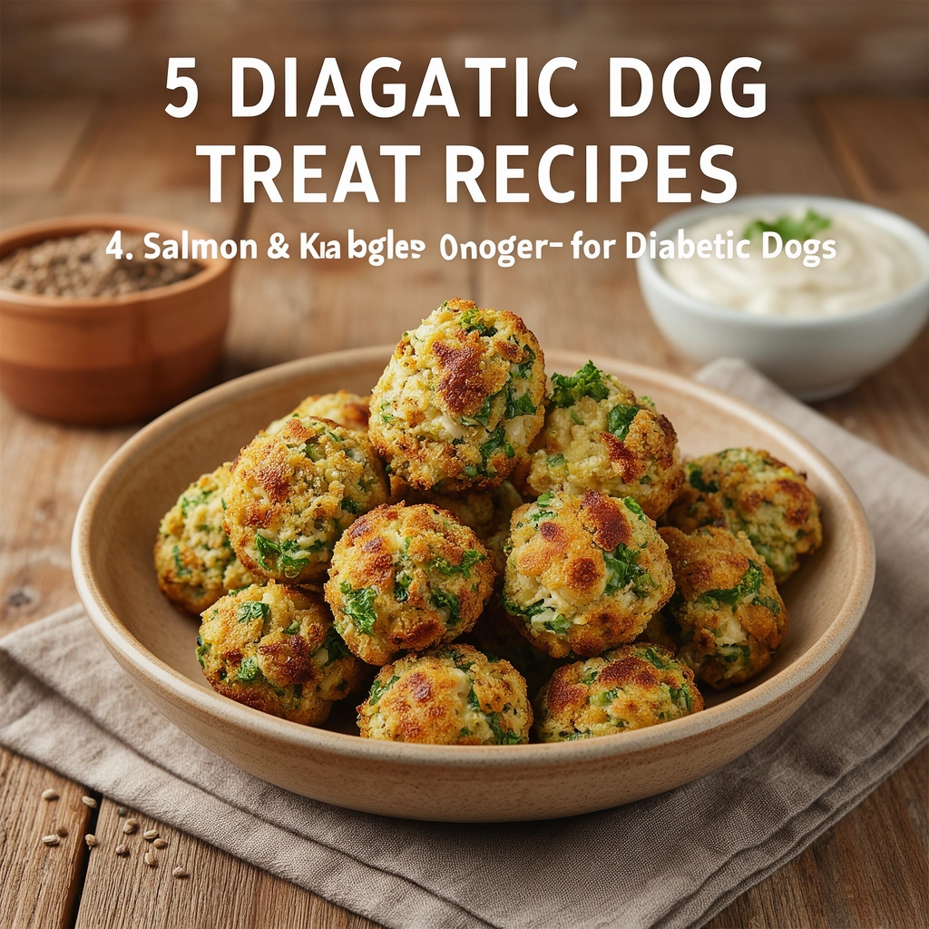 4. Salmon & Kale Nuggets: Omega-3 Boosters for Diabetic Dogs
