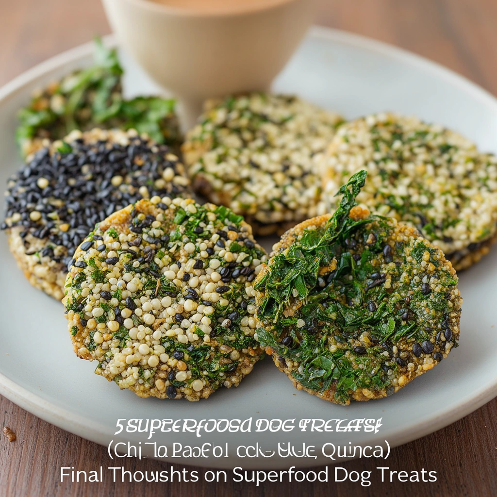 Final Thoughts on Superfood Dog Treats