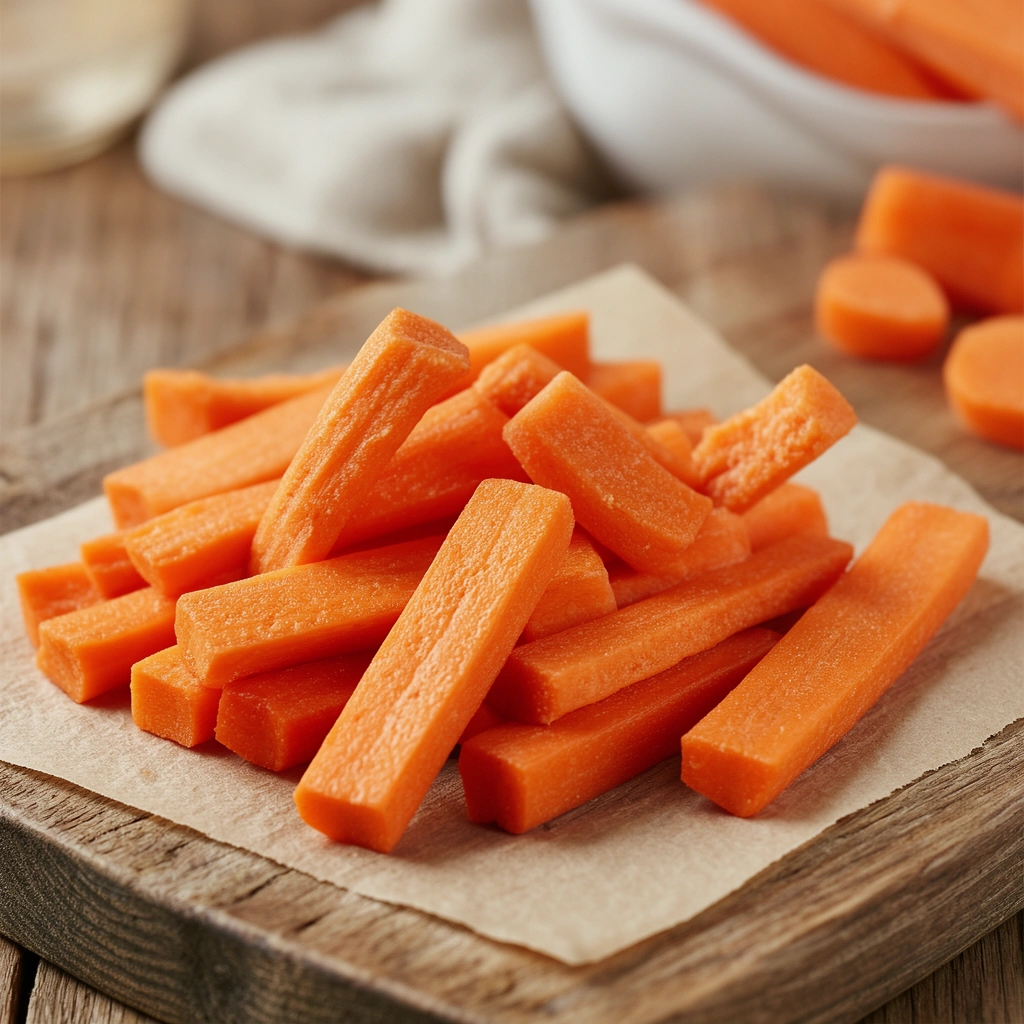 2. Fresh Carrot Sticks: Crunchy, Hydrating, and Low-Calorie