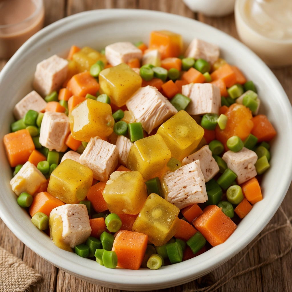 5. Chicken Broth Ice Cubes with Veggies
