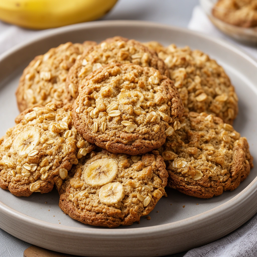 4. Banana & Oat Biscuits