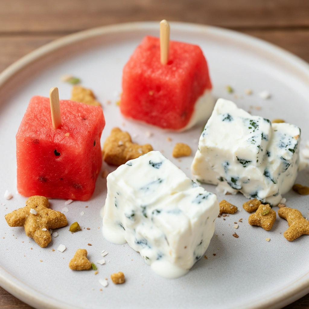 5. Watermelon & Greek Yogurt Pops