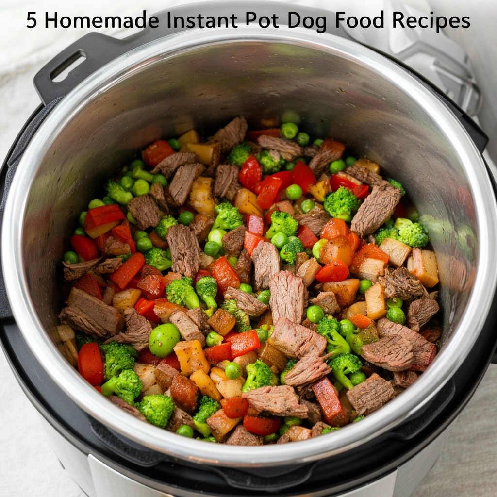 Instant Pot Beef & Vegetable Medley for Dogs